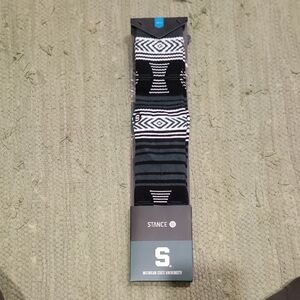 Stance MSU Spartans Geometric Green, Black, and White Socks